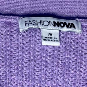 Fashion Nova, Purple, crochet